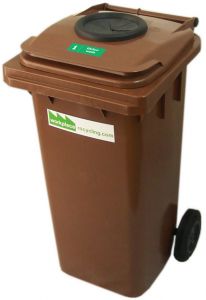 External Recycling Wheelie Bin - Organics